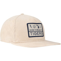 Detroit Tigers Summer Essential Golfer Snapback Hat Khaki