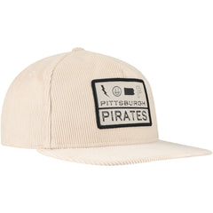 Pittsburgh Pirates Summer Essential Golfer Snapback Hat Khaki