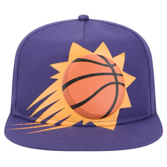 Phoenix Suns Oversized Puff Print Logo Golfer Snapback Hat sale - Purple sale