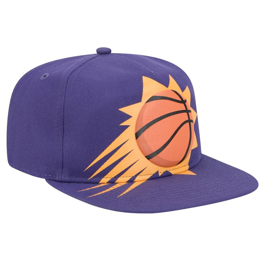 Phoenix Suns Oversized Puff Print Logo Golfer Snapback Hat sale - Purple sale