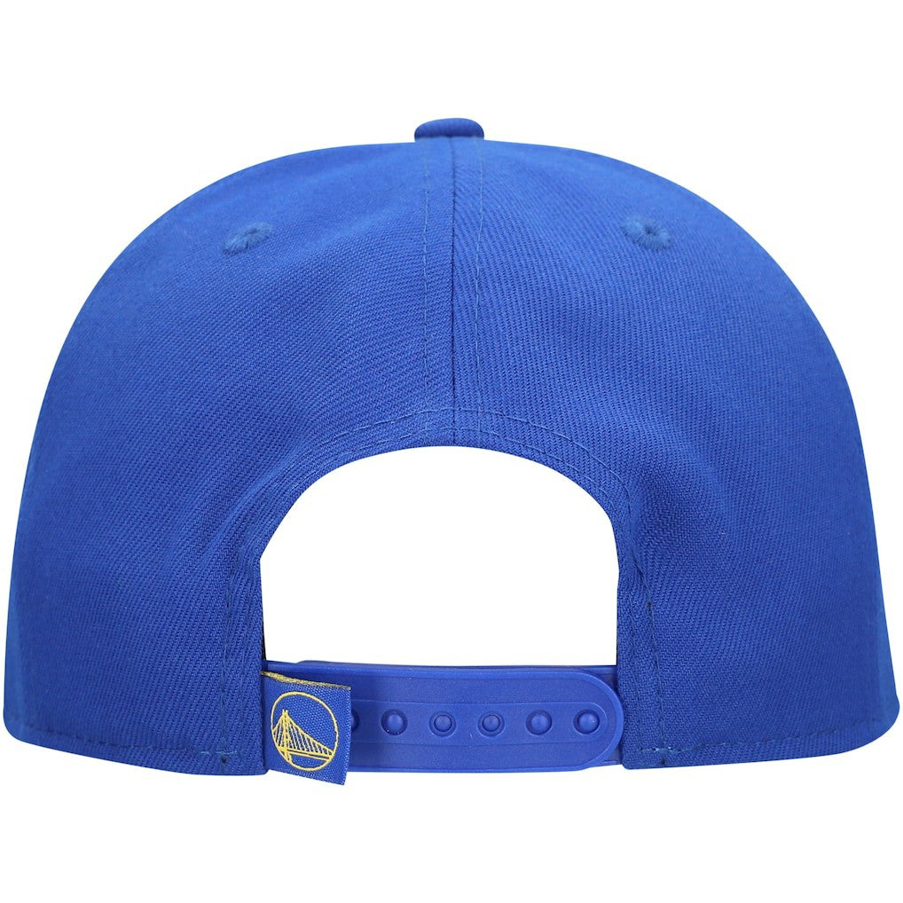 Golden State Warriors Oversized Puff Print Logo Golfer Snapback Hat sale - Royal shop