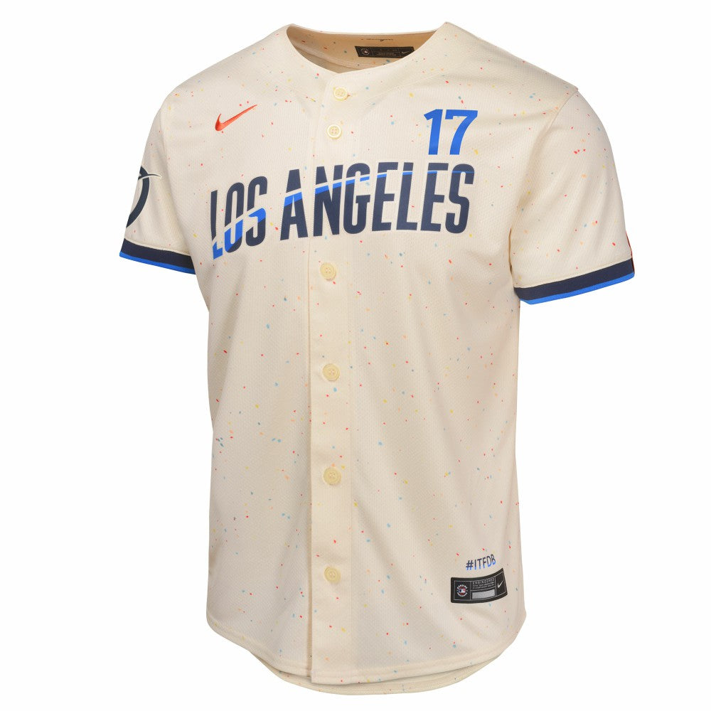 Shohei Ohtani Los Angeles Dodgers Youth 2024 City Connect Limited Player Jersey Cream