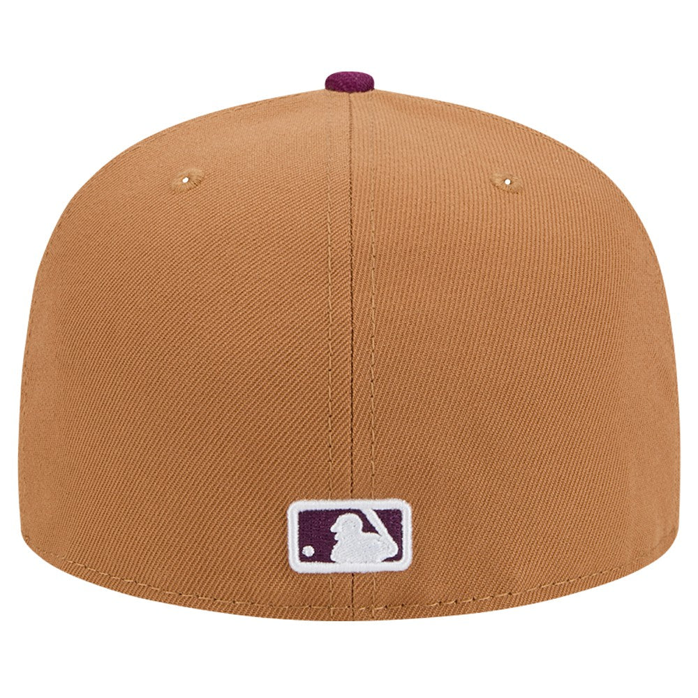 Los Angeles Dodgers Two-Tone Color Pack 59FIFTY Fitted Hat Brown/Purple