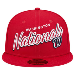 Washington Nationals Script Sided 59FIFTY Fitted Hat Red