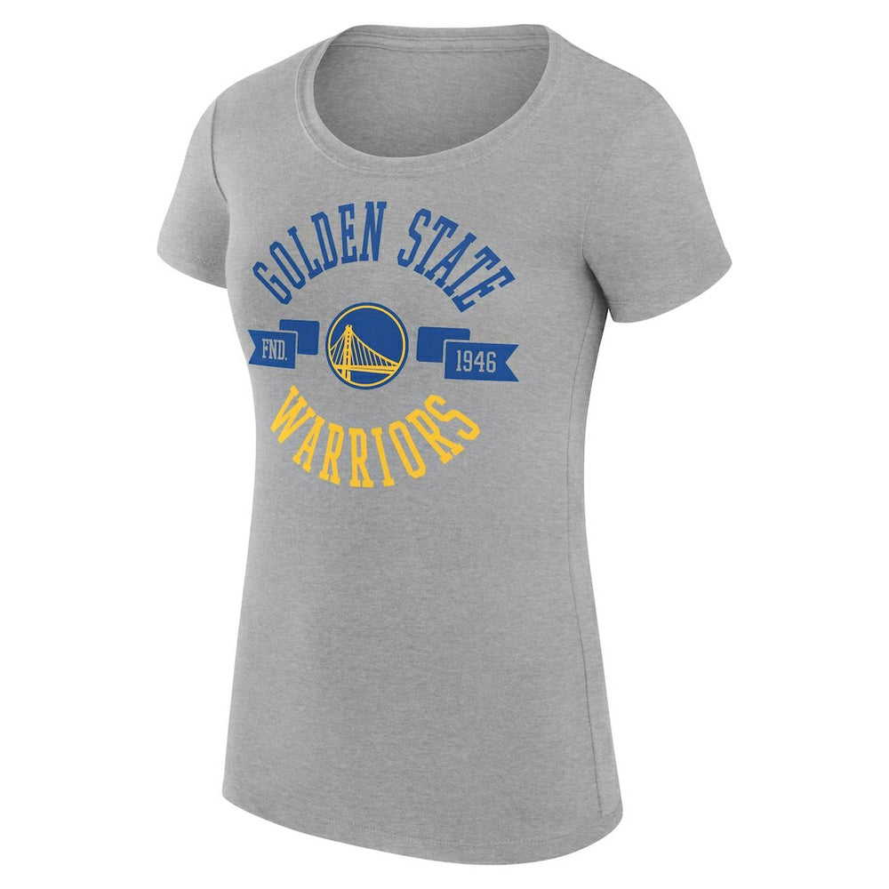 Golden State Warriors G-III 4Her by Carl Banks Women's Super-Slim Fit Lightweight Large City Logo T-Shirt sale - Heather Gray cheap