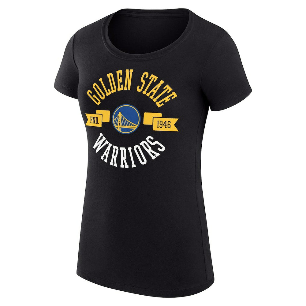Golden State Warriors G-III 4Her by Carl Banks Women's Super-Slim Fit Lightweight Large City Logo T-Shirt sale - Black discount