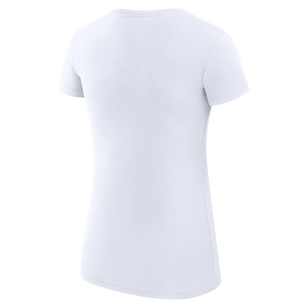 Chicago Bulls G-III 4Her by Carl Banks Women's Super-Slim Fit Lightweight Large City Logo T-Shirt sale - White discount