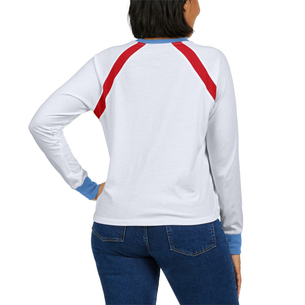 St. Louis Cardinals WEAR by Erin Andrews Women's Raglan Long Sleeve T-Shirt White