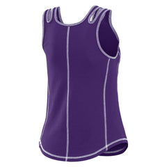 Colorado Rockies WEAR by Erin Andrews Women's Contrast Stitch Tank Top Purple