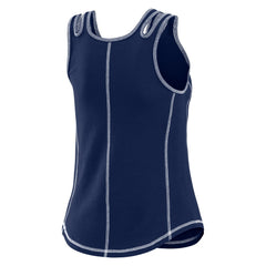St. Louis Cardinals WEAR by Erin Andrews Women's Contrast Stitch Tank Top Navy