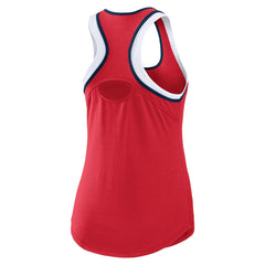 Los Angeles Angels WEAR by Erin Andrews Women's Colorblock Racerback Tank Top Red