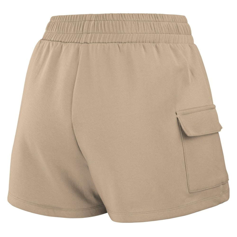 Atlanta Braves WEAR by Erin Andrews Women's Shorts Tan