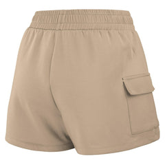 Atlanta Braves WEAR by Erin Andrews Women's Shorts Tan