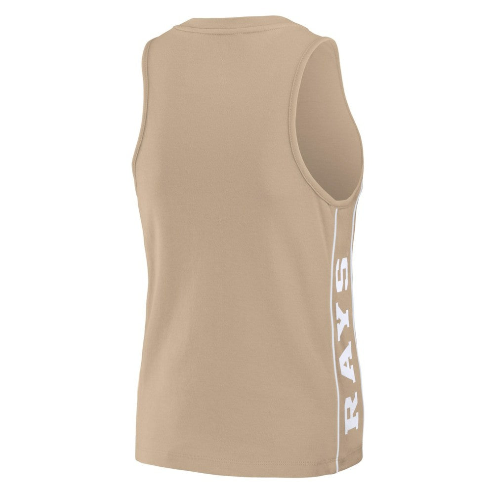 Tampa Bay Rays WEAR by Erin Andrews Women's Tonal Tank Top Tan