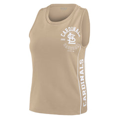 St. Louis Cardinals WEAR by Erin Andrews Women's Tonal Tank Top Tan