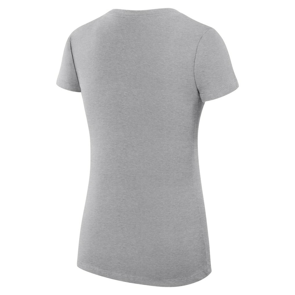 Boston Celtics G-III 4Her by Carl Banks Women's Super-Slim Fit Lightweight Large City Logo V-Neck T-Shirt - Heather Gray for sale