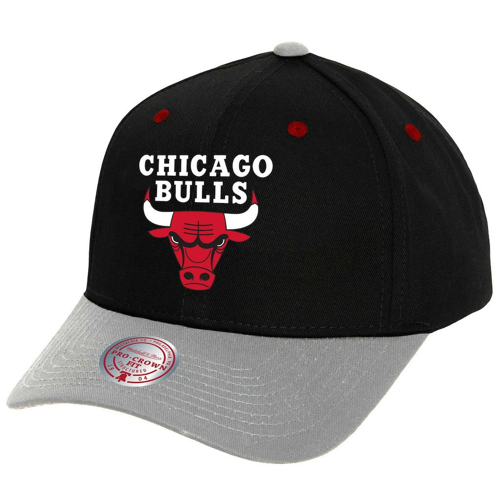 Chicago Bulls Pro Crown Adjustable Hat - Black/Gray sale