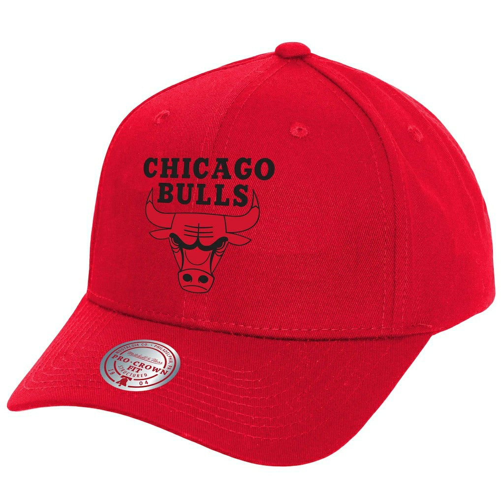 Chicago Bulls Fire Red Pro Crown Snapback Hat - Red on sale