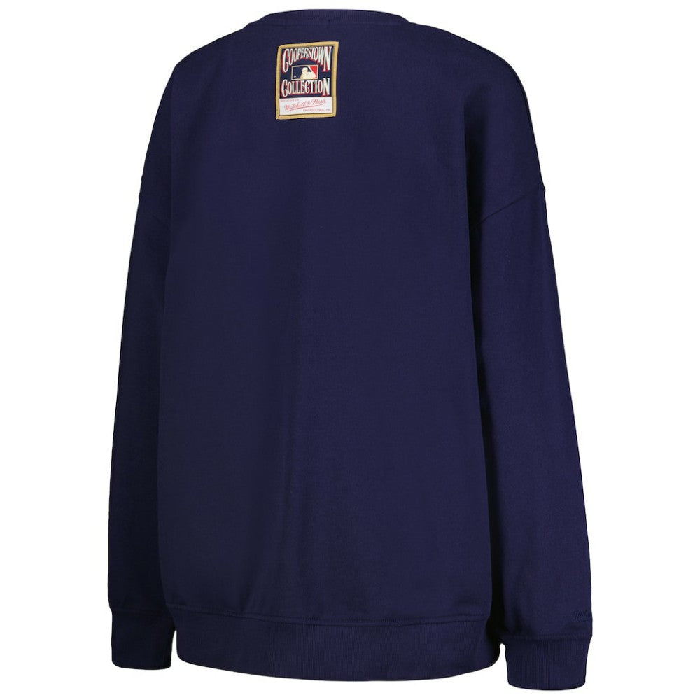 Houston Astros Women's Cooperstown Collection Logo Pullover Sweatshirt Navy