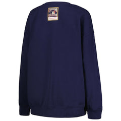 Houston Astros Women's Cooperstown Collection Logo Pullover Sweatshirt Navy