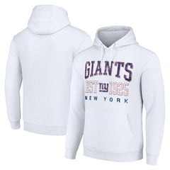 New York Giants Starter Unisex Throwback Logo Pullover Hoodie - White online