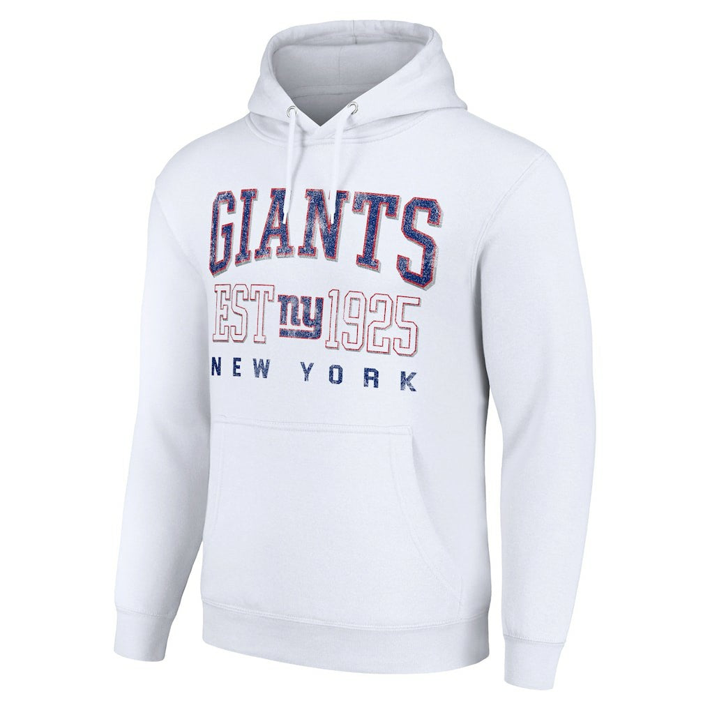New York Giants Starter Unisex Throwback Logo Pullover Hoodie - White online