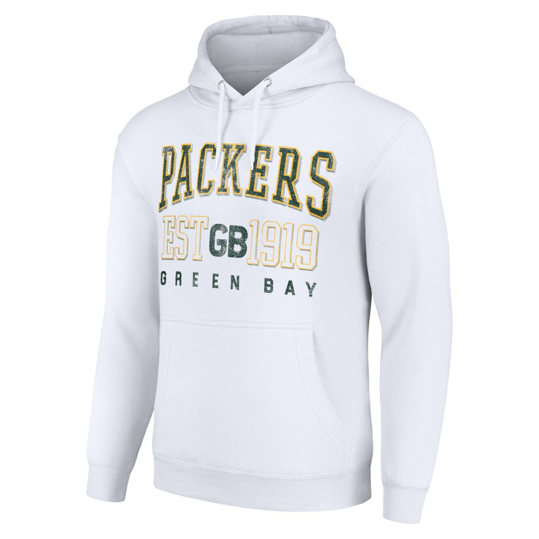 Green Bay Packers Starter Unisex Throwback Logo Pullover Hoodie - White discount