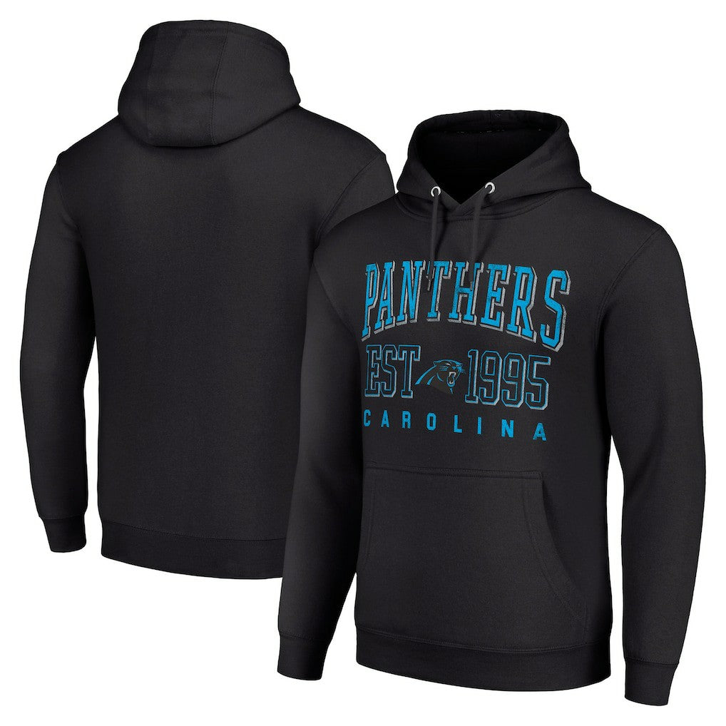 Carolina Panthers Starter Unisex Throwback Logo Pullover Hoodie - Black online