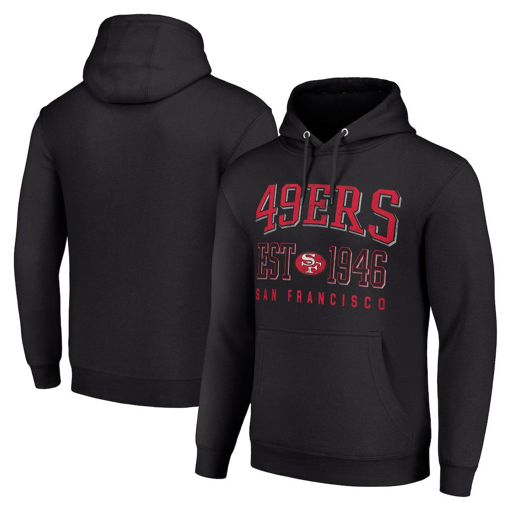 San Francisco 49ers Starter Unisex Throwback Logo Pullover Hoodie - Black online
