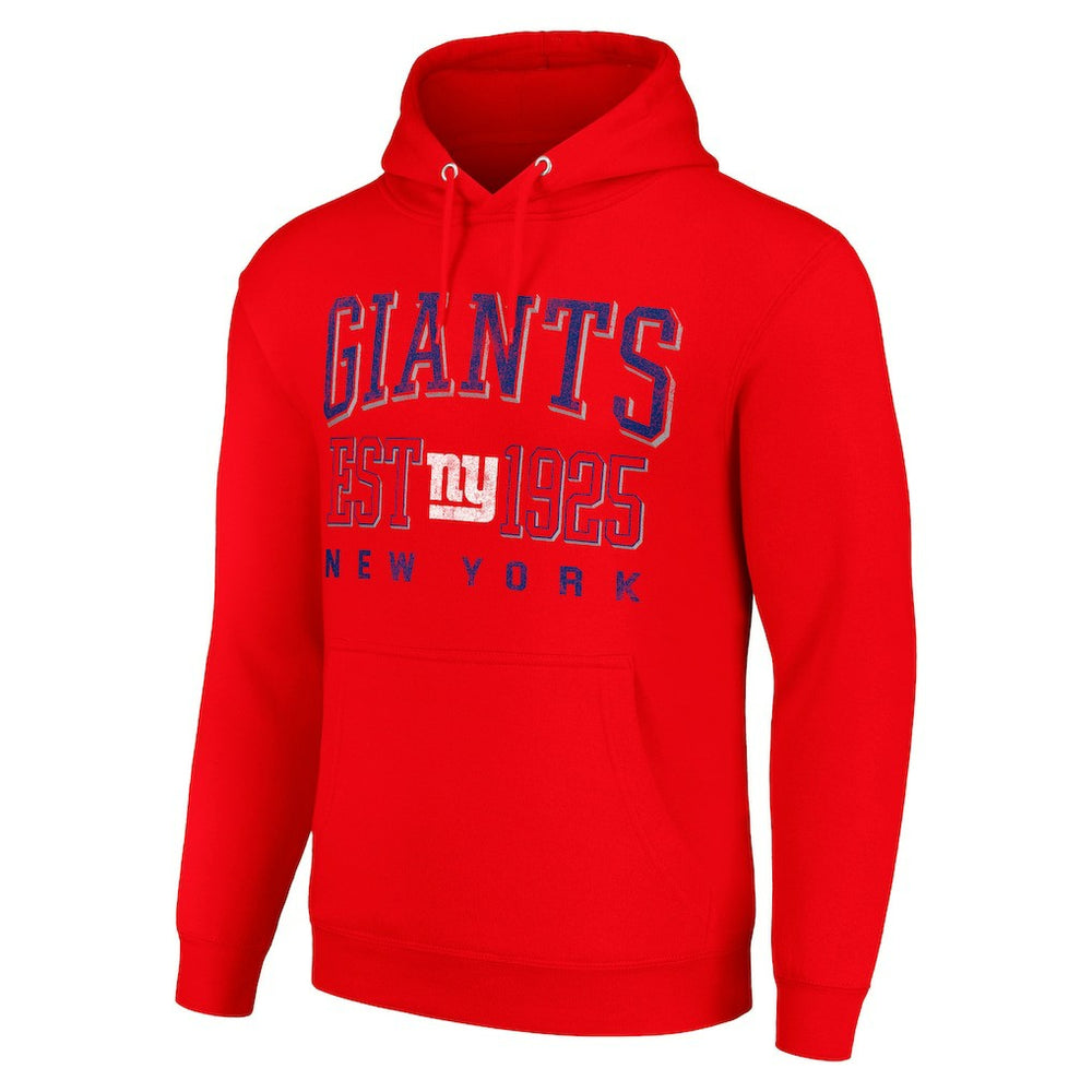 New York Giants Starter Unisex Throwback Logo Pullover Hoodie - Red cheap