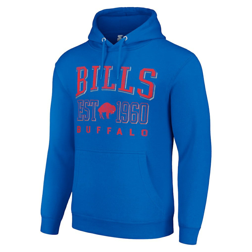 Buffalo Bills Starter Unisex Throwback Logo Pullover Hoodie - Royal outlet