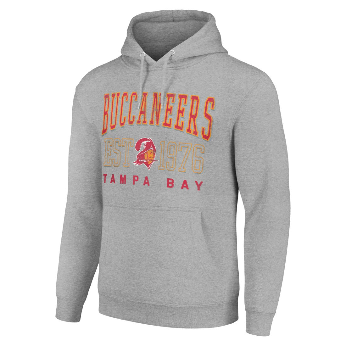 Tampa Bay Buccaneers Starter Unisex Throwback Logo Pullover Hoodie - Heather Gray outlet