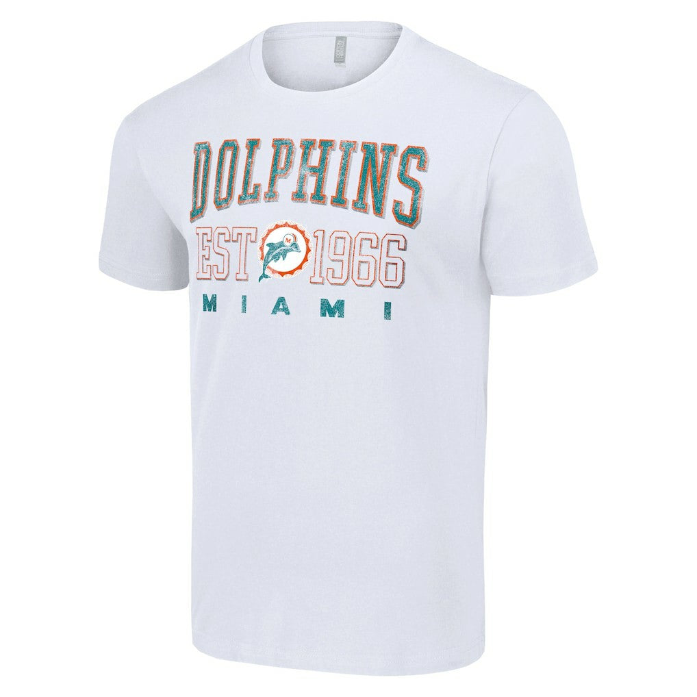 Miami Dolphins Starter Throwback Logo T-Shirt - White sale