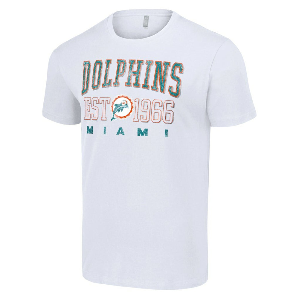 Miami Dolphins Starter Throwback Logo T-Shirt - White sale