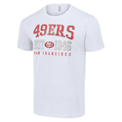 San Francisco 49ers Starter Throwback Logo T-Shirt - White for sale