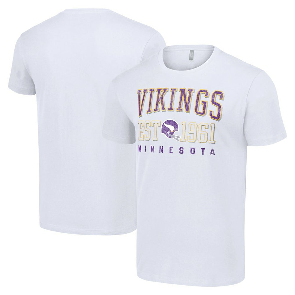 Minnesota Vikings Starter Throwback Logo T-Shirt - White on sale