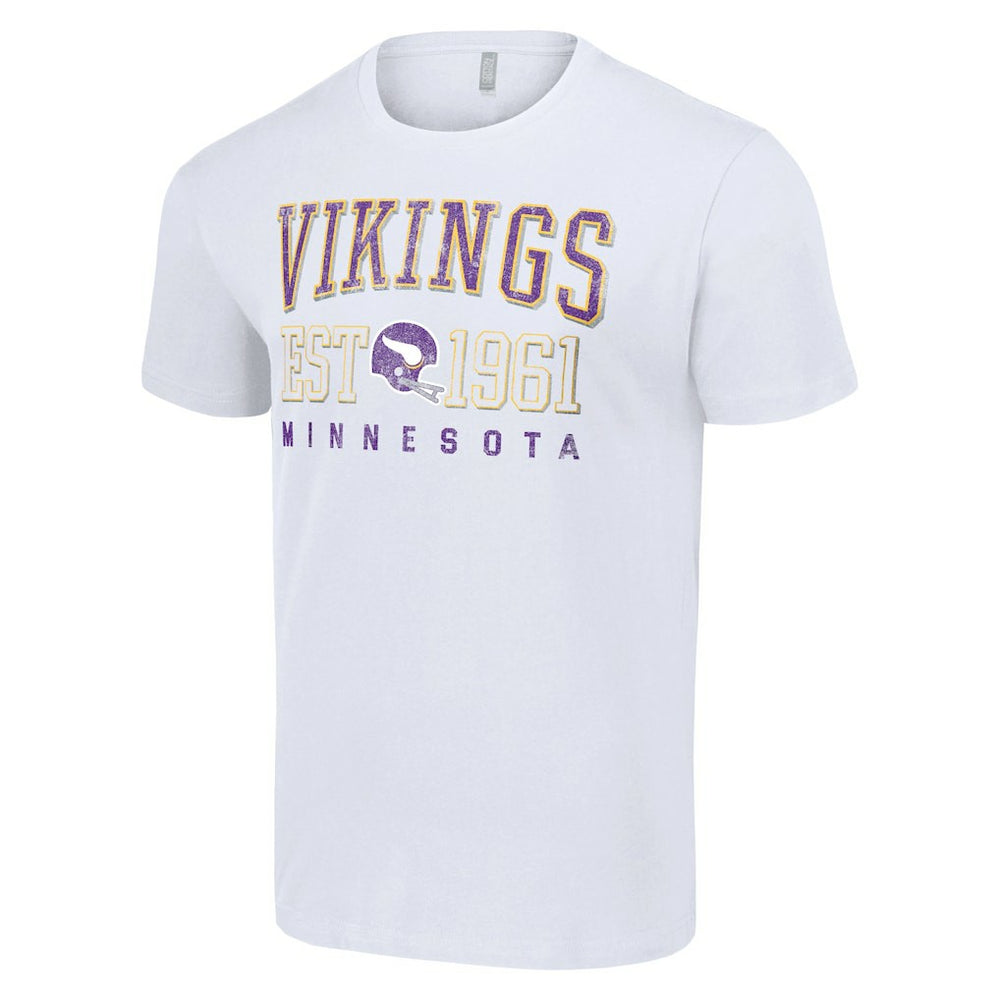 Minnesota Vikings Starter Throwback Logo T-Shirt - White on sale