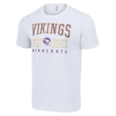 Minnesota Vikings Starter Throwback Logo T-Shirt - White on sale