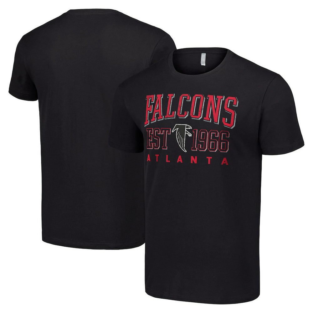 Atlanta Falcons Starter Throwback Logo T-Shirt - Black cheap