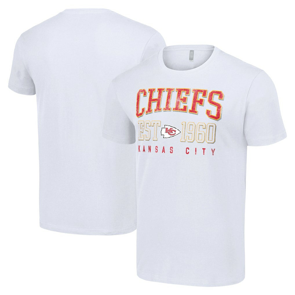 Kansas City Chiefs Starter Throwback Logo T-Shirt - White on sale