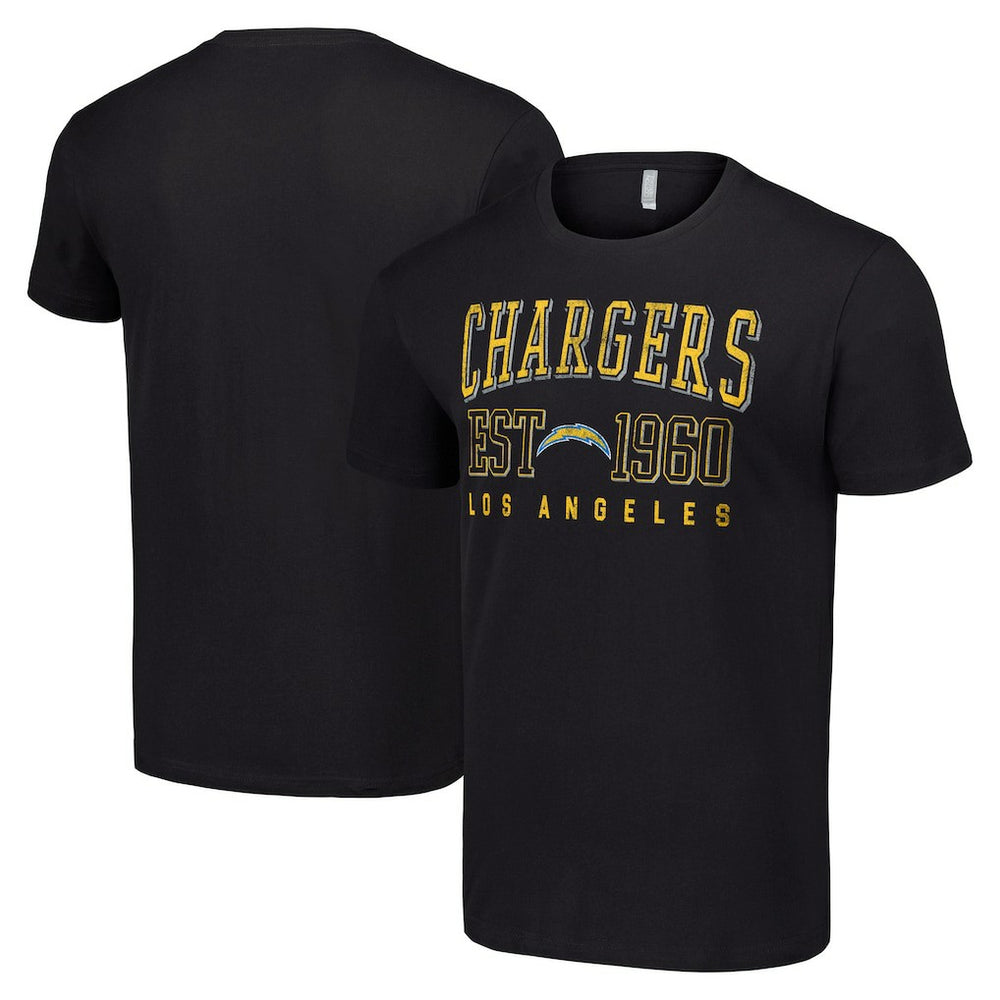 Los Angeles Chargers Starter Throwback Logo T-Shirt - Black sale