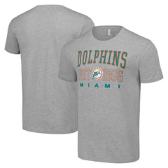 Miami Dolphins Starter Throwback Logo T-Shirt - Heather Gray on sale