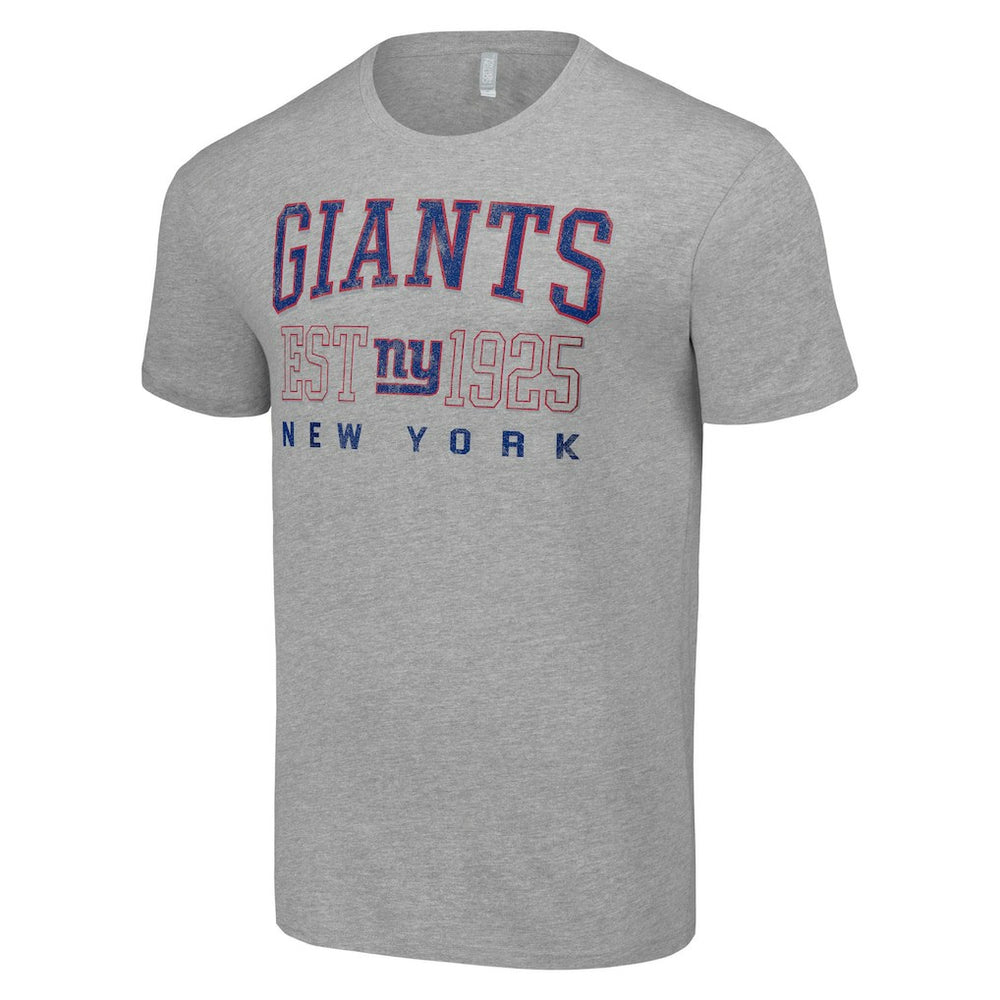 New York Giants Starter Throwback Logo T-Shirt - Heather Gray for sale