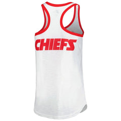 Kansas City Chiefs G-III 4Her by Carl Banks Women's Tater Racerback Tank Top - White for sale
