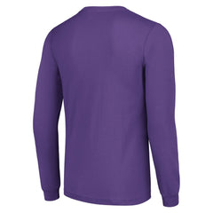 Minnesota Vikings Starter Half Helmet Logo Long Sleeve T-Shirt - Purple online