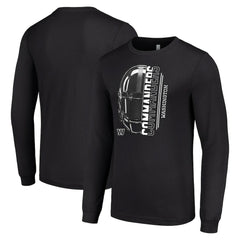 Washington Commanders Starter Half Helmet Logo Long Sleeve T-Shirt - Black cheap