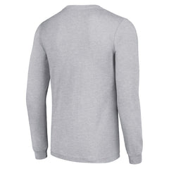 Pittsburgh Steelers Starter Half Helmet Logo Long Sleeve Heathered T-Shirt - Heather Gray on sale