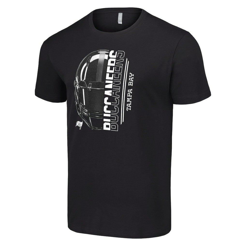 Tampa Bay Buccaneers Starter Half Helmet Logo T-Shirt - Black outlet