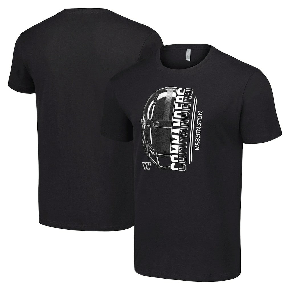 Washington Commanders Starter Half Helmet Logo T-Shirt - Black sale