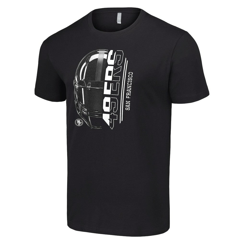 San Francisco 49ers Starter Half Helmet Logo T-Shirt - Black online